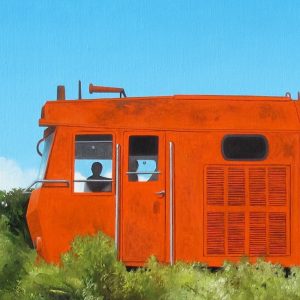 2015 HT 3 Madagascar. Locomotive rouge 65X140 - copie